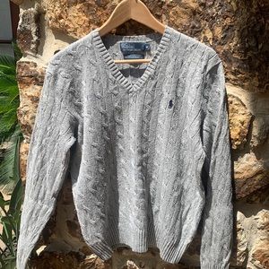 Polo by Ralph Lauren sweater size M 100 % tussah silk